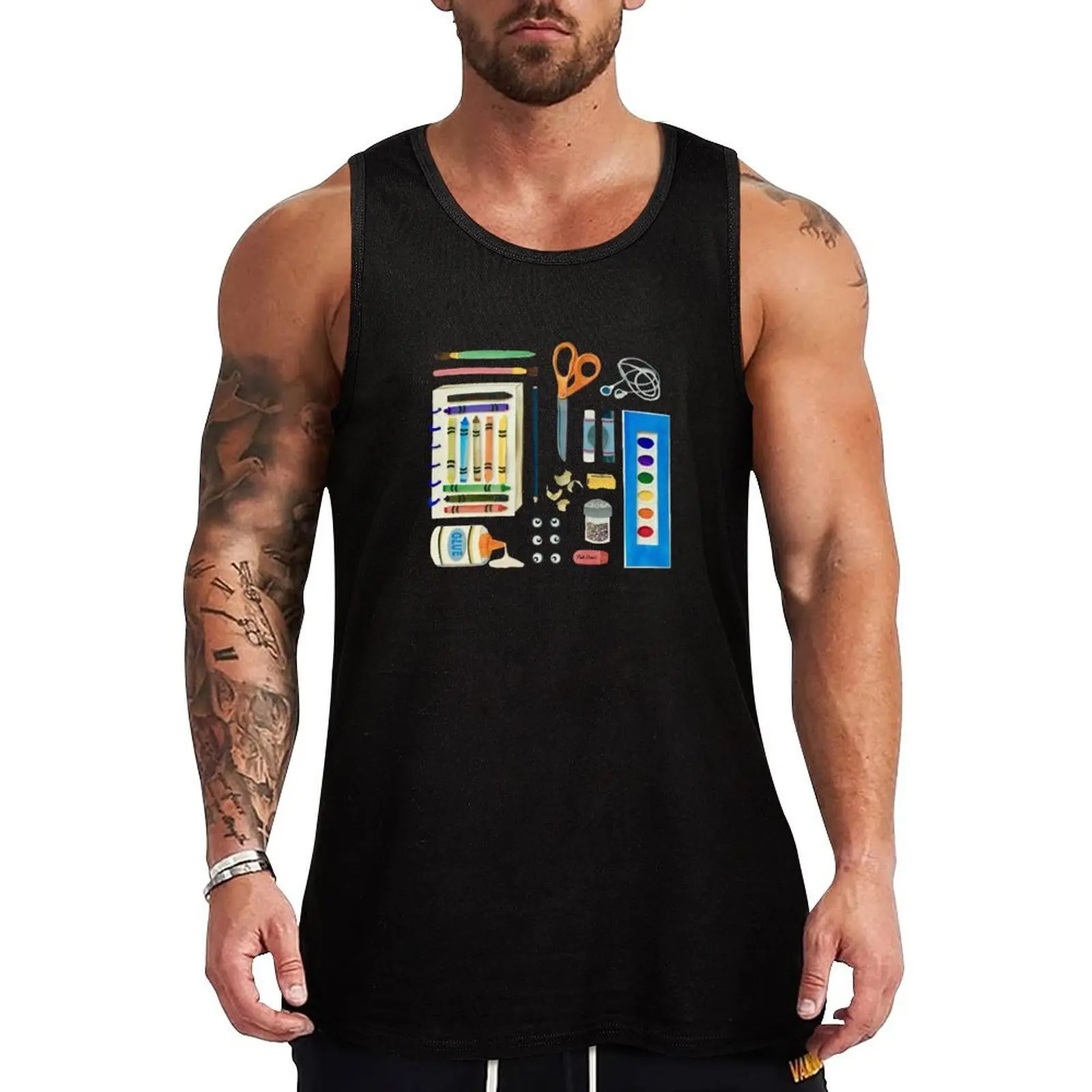 Artist's Starter Kit Tank Top Daily Work Tank Top Utility Casual Sleeveless Top
Artist's Starter Kit Tank Top Daily Work Tank Top Utility Casual Sleeveless Top