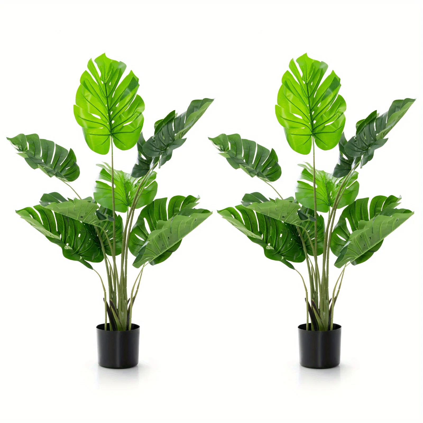 2 Pack Artificial Monstera Deliciosa Plant 4FT Fake Tree Indoor Outdoor
2 Pack Artificial Monstera Deliciosa Plant 4FT Fake Tree Indoor Outdoor