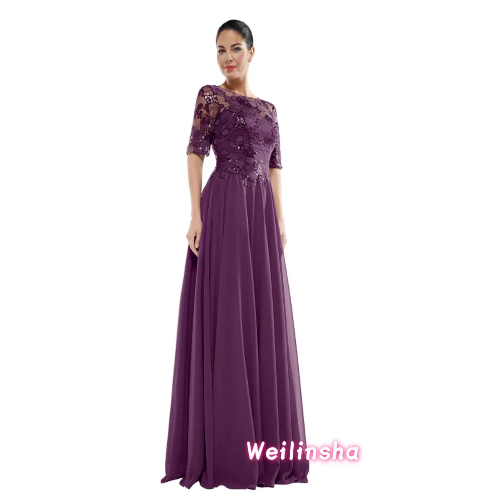 Customized Elegant Mother of the Bride Dress Lace Vintage Guest Gown A Line Chiffon Evening robe mother of bride
Customized Elegant Mother of the Bride Dress Lace Vintage Guest Gown A Line Chiffon Evening robe mother of bride