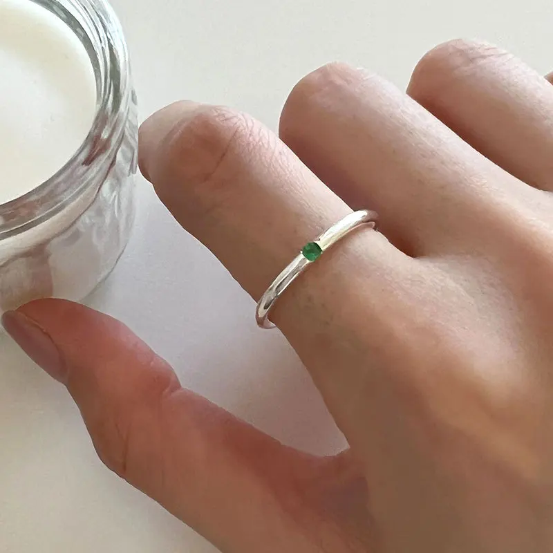 New Real 925 Sterling Silver Rings Women Fine Jewelry 2022 Minimalist Green Cubic Zirconia Ring Silver Woman Engagement Gifts
New Real 925 Sterling Silver Rings Women Fine Jewelry 2022 Minimalist Green Cubic Zirconia Ring Silver Woman Engagement Gifts