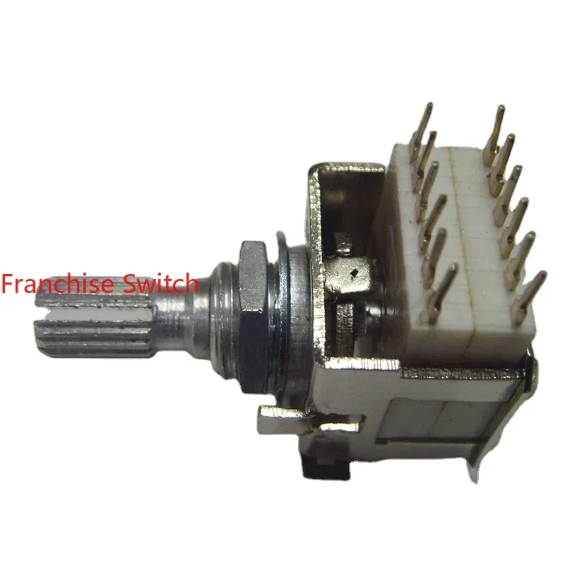 10PCS Band Switch Rotary Gear Signal Transfer 2 Rows 5 Gears 187 Floral Axis
10PCS Band Switch Rotary Gear Signal Transfer 2 Rows 5 Gears 187 Floral Axis