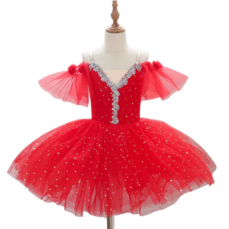 Professional Romantic Tutu Long Ballet Gauzy Dress Sequins Fly Sleeve Ballerina Party Dress Children Girl Ballet Dance Costumes
Professional Romantic Tutu Long Ballet Gauzy Dress Sequins Fly Sleeve Ballerina Party Dress Children Girl Ballet Dance Costumes