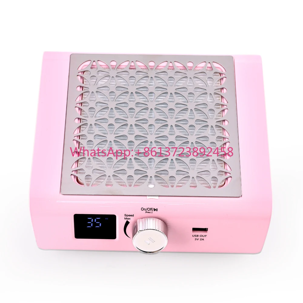 Hot Sale 85W Strong Power Brushless Motor Battery Cordless Nail Dust Collector for Nail Beauty Salon and Home
Hot Sale 85W Strong Power Brushless Motor Battery Cordless Nail Dust Collector for Nail Beauty Salon and Home