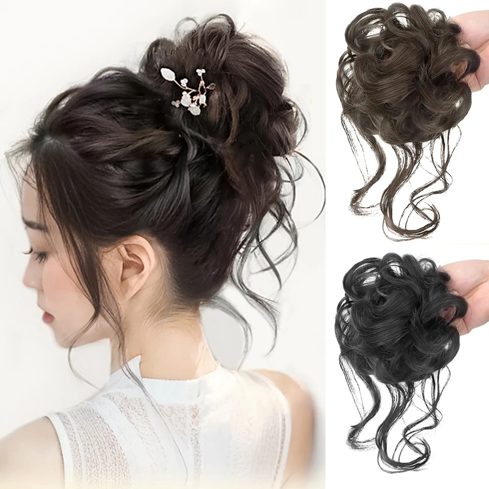 Messy Bun Hair Piece Tousled Updo Hair Buns Extension Elastic Hair Band Hair Pieces Curly Hair Bun Scrunchie For Women
Messy Bun Hair Piece Tousled Updo Hair Buns Extension Elastic Hair Band Hair Pieces Curly Hair Bun Scrunchie For Women