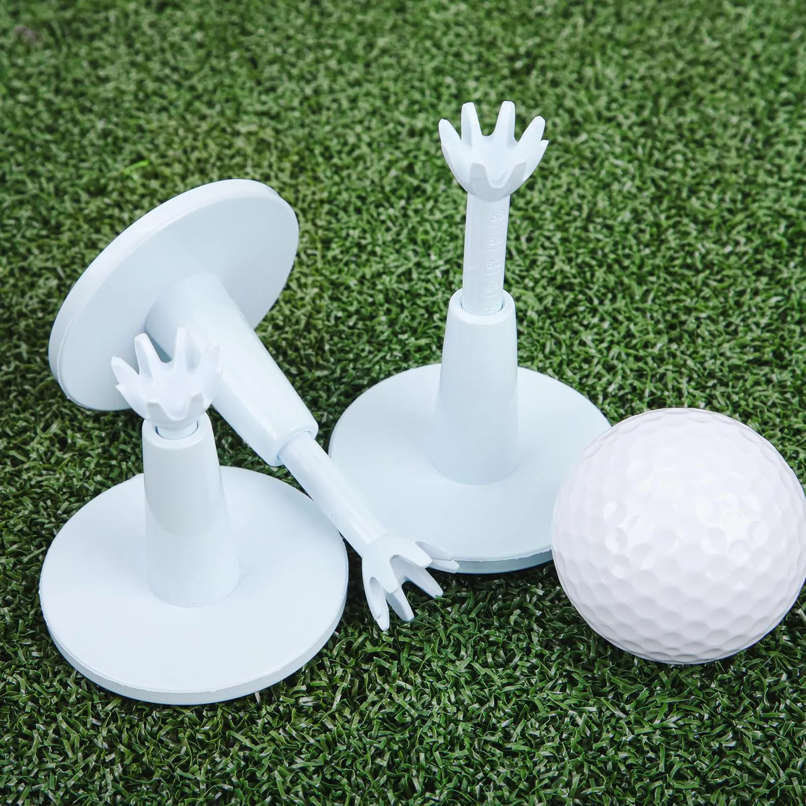 Adjustable Golf Tees - Essential Accessories for Men, Unbreakable & Durable - No Need to Repeatedly Pick Up (2/4 Pack White)
Adjustable Golf Tees - Essential Accessories for Men, Unbreakable & Durable - No Need to Repeatedly Pick Up (2/4 Pack White)