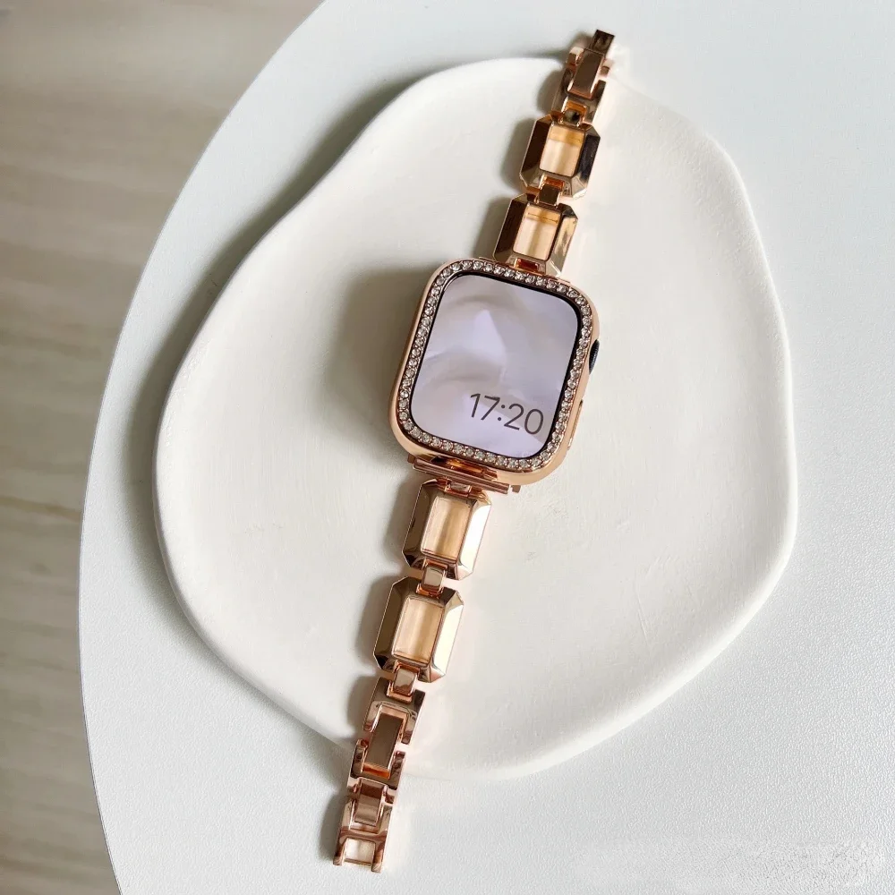 Women Stainless Steel Band+ Case For Apple Watch Ultra 49mm Series 10 42mm 46mm Strap For iWatch 9 8 7 6 5 4 SE 44mm 40 41 45mm
Women Stainless Steel Band+ Case For Apple Watch Ultra 49mm Series 10 42mm 46mm Strap For iWatch 9 8 7 6 5 4 SE 44mm 40 41 45mm