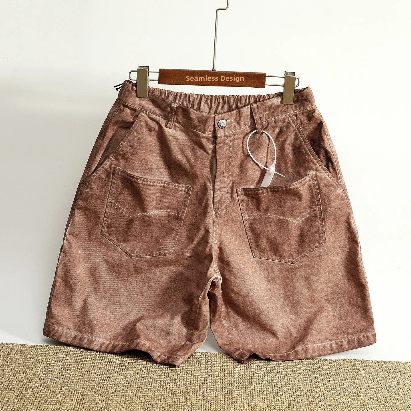 Retro Casual Workwear Short Pants Men's Loose Straight Fit Dirt Washed High Street Design Five-Point Pants Summer Cotton Shorts
Retro Casual Workwear Short Pants Men's Loose Straight Fit Dirt Washed High Street Design Five-Point Pants Summer Cotton Shorts