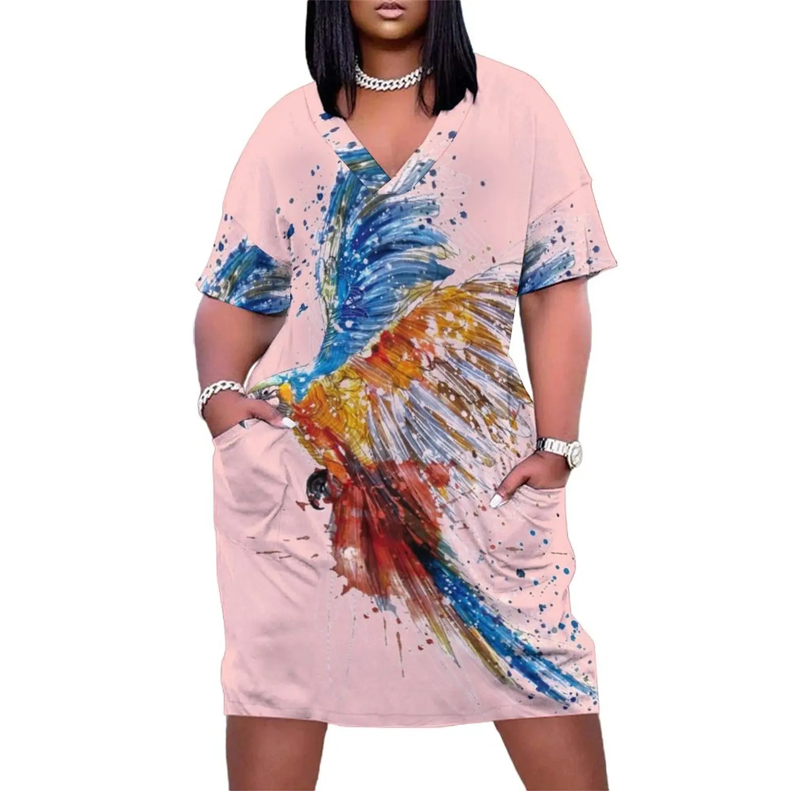Beautiful and colorful macaw Loose Pocket Dress Women's dresses Woman clothing ladies dresses for special occasions
Beautiful and colorful macaw Loose Pocket Dress Women's dresses Woman clothing ladies dresses for special occasions