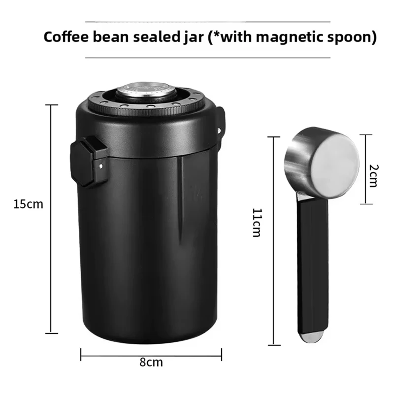 Food Grade Coffee Bean Sealed Storage Canister with Humidity Monitor Double Layer Milk Powder Tea Leaf Storage Container-A23R
Food Grade Coffee Bean Sealed Storage Canister with Humidity Monitor Double Layer Milk Powder Tea Leaf Storage Container-A23R
