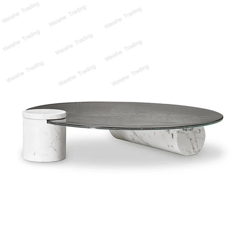 Italian minimalist round stainless steel light luxury windshield tea table post-modern water ripple coffee table
Italian minimalist round stainless steel light luxury windshield tea table post-modern water ripple coffee table