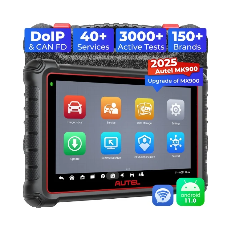 AUTEL Original MaxiCOM MK900 New Ver. of Mp900 MK808S MK808BT PRO Car Tool Diagnostic Machine Tools for All Cars Scanner
AUTEL Original MaxiCOM MK900 New Ver. of Mp900 MK808S MK808BT PRO Car Tool Diagnostic Machine Tools for All Cars Scanner