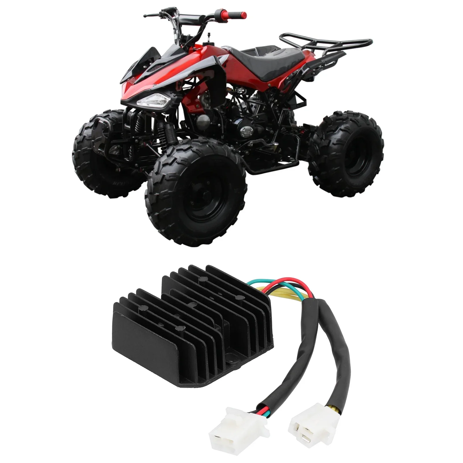 Voltage Regulator Rectifier 6 Wires Replacement for 250cc Scooter Moped Quad ATV
Voltage Regulator Rectifier 6 Wires Replacement for 250cc Scooter Moped Quad ATV