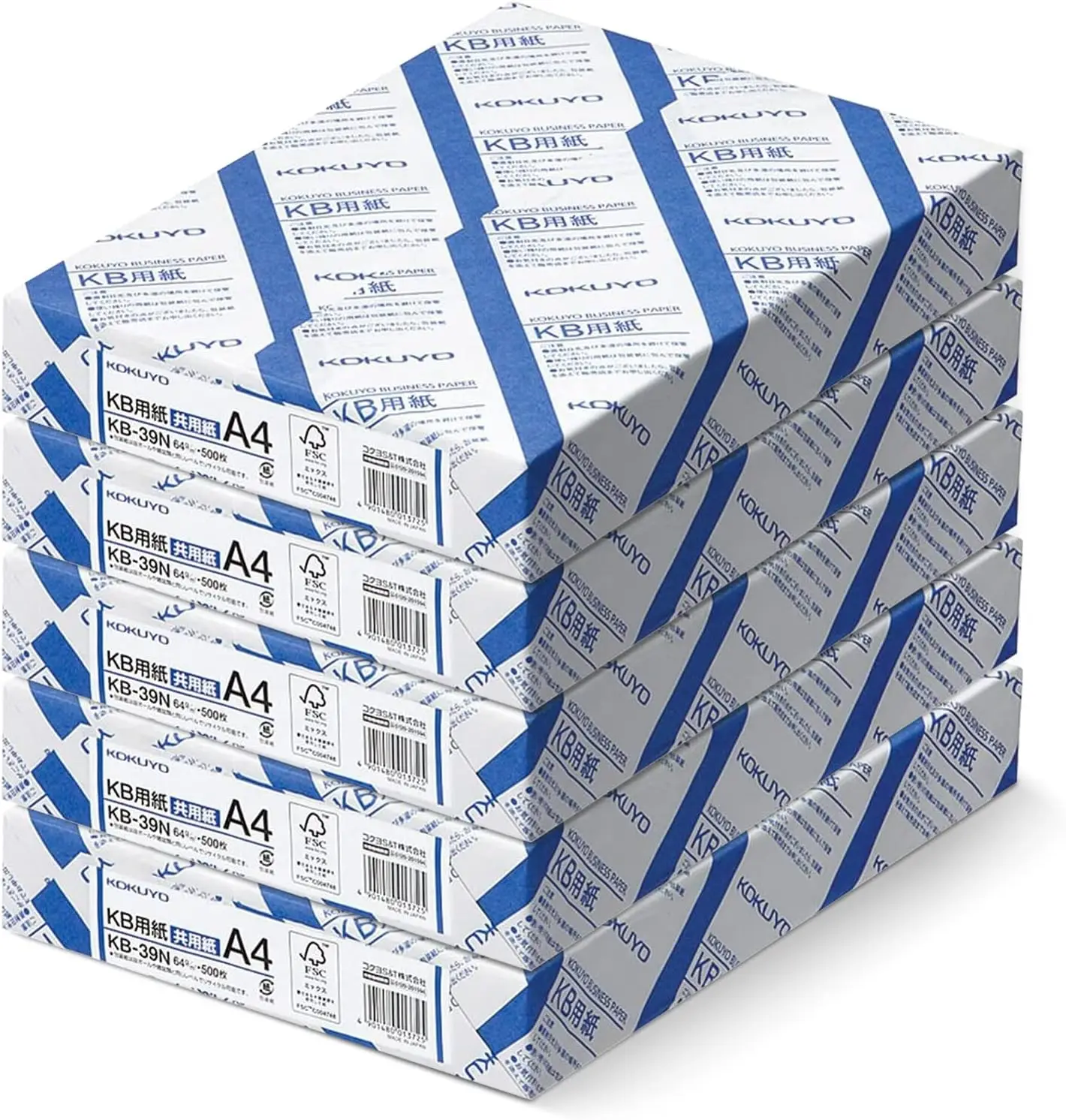 A4 Copy Paper 8.27x11.69in, 2500 Sheets, 80 Bright White, 17lb/64gsm, Jam-Free for Printers, FSC Certified, Acid-Free, Japan
A4 Copy Paper 8.27x11.69in, 2500 Sheets, 80 Bright White, 17lb/64gsm, Jam-Free for Printers, FSC Certified, Acid-Free, Japan