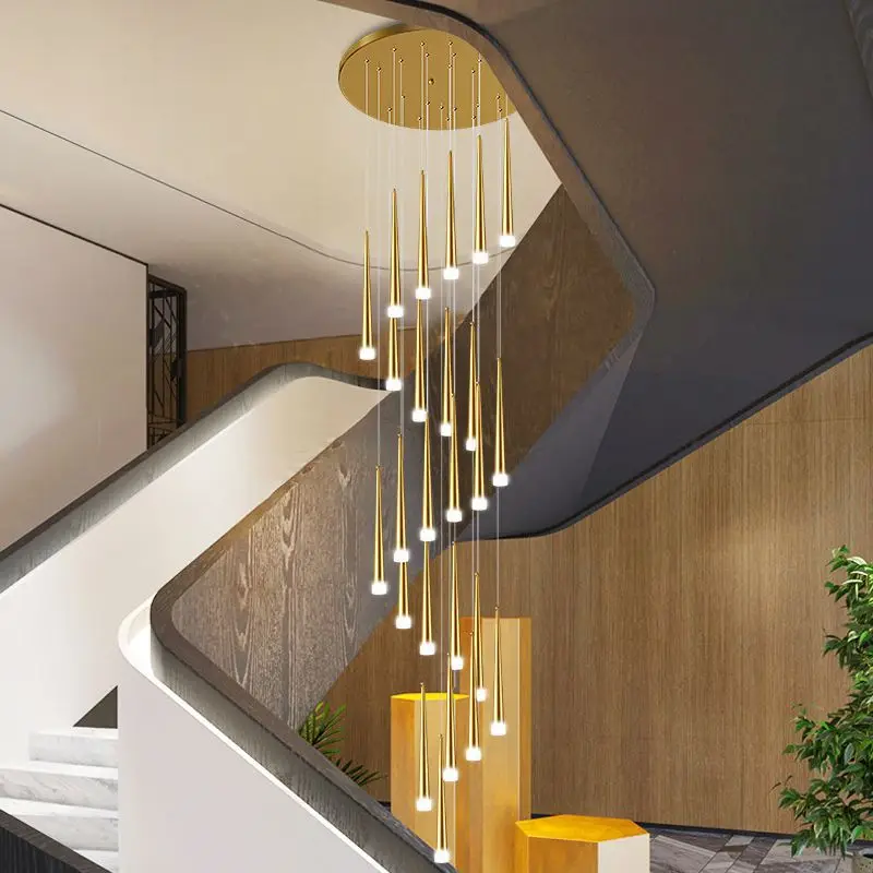 YEBMLP Luxury Attic Staircase Pendant Light Modern Dining Table Hanging Lamp Atmosphere Chandelier Parlor Hotel Combination Lamp
YEBMLP Luxury Attic Staircase Pendant Light Modern Dining Table Hanging Lamp Atmosphere Chandelier Parlor Hotel Combination Lamp