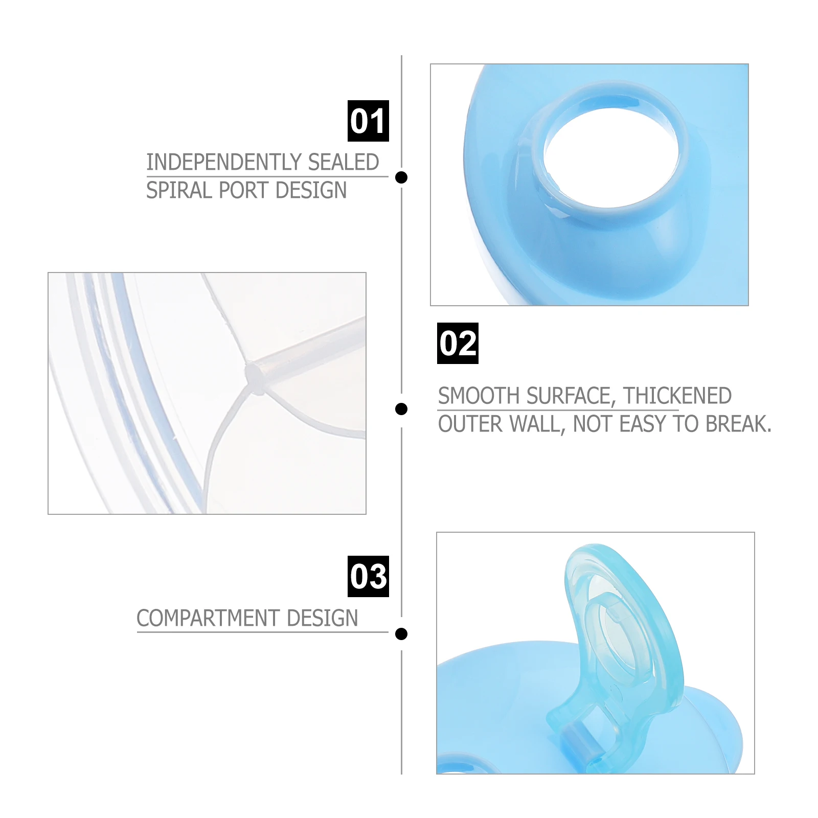 3pcs Portable Infant Milk Powder Container 3 Compartments Waterproof Travel Dispenser Outdoor Food Organizer For
3pcs Portable Infant Milk Powder Container 3 Compartments Waterproof Travel Dispenser Outdoor Food Organizer For