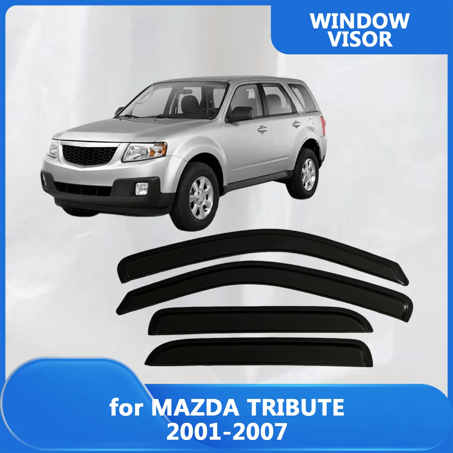 Window Visor for MAZDA TRIBUTE 2001 2002 2003 2004 2005 2006 2007 Wind Deflectors Rain Guards Door Visor Vent
Window Visor for MAZDA TRIBUTE 2001 2002 2003 2004 2005 2006 2007 Wind Deflectors Rain Guards Door Visor Vent