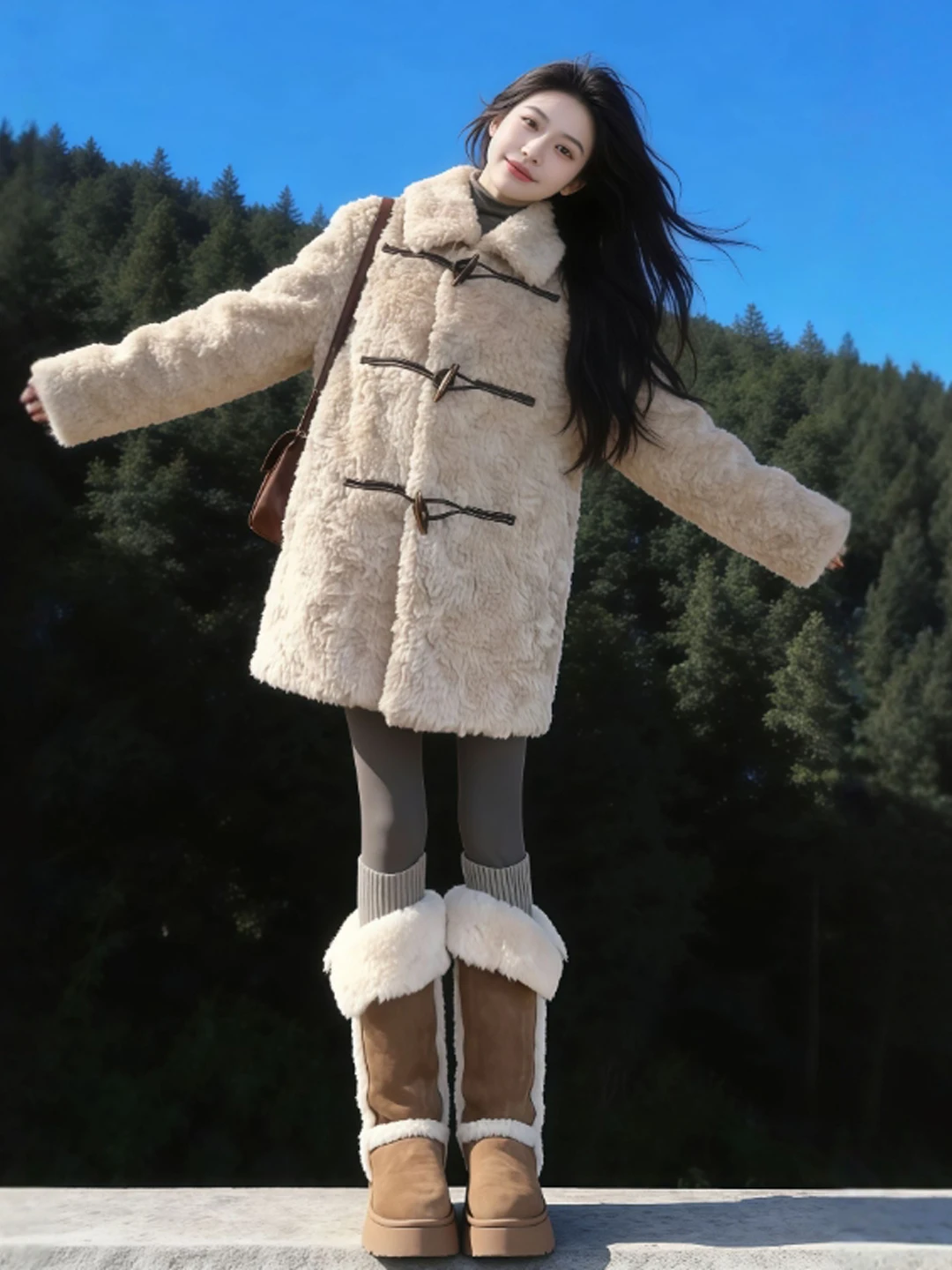 Уникальное свободное теплое пальто на пуговицах, корейское модное зимнее пальто для женщин, гарантированное тепло
Уникальное свободное теплое пальто на пуговицах, корейское модное зимнее пальто для женщин, гарантированное тепло