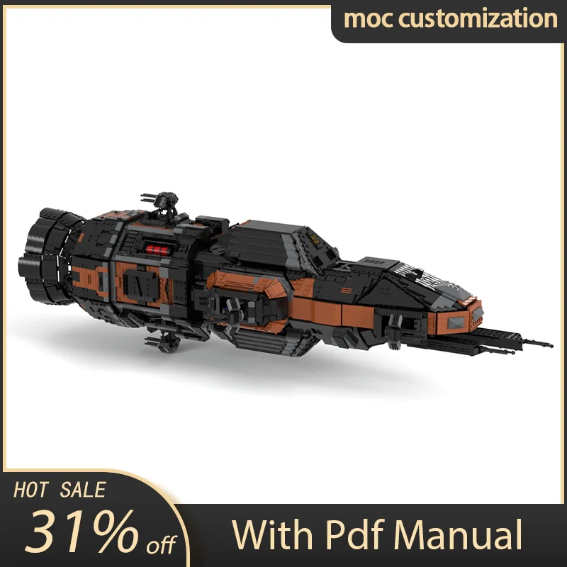 NEW 5112PCS Corvette-class Light Frigate ECF-270 MCRN Tachi Creative Children Brick Toy Birthday Building Holiday Gift Blocks
NEW 5112PCS Corvette-class Light Frigate ECF-270 MCRN Tachi Creative Children Brick Toy Birthday Building Holiday Gift Blocks