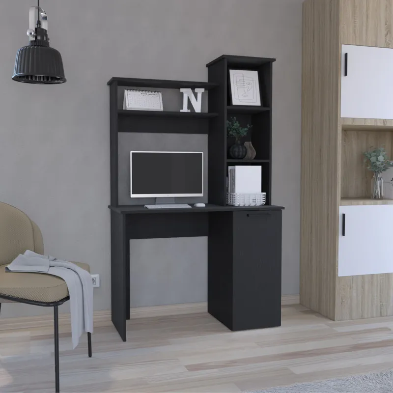 Carson Computer Desk with Hutch, Single Door Cabinet, Expansive Work Surface and 3-Tier Storage Shelves
Carson Computer Desk with Hutch, Single Door Cabinet, Expansive Work Surface and 3-Tier Storage Shelves