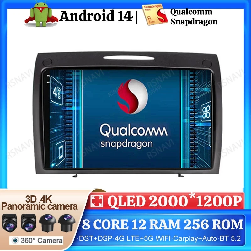 Android 14 Car Radio For Mercedes Benz SLK Class R171 SLK200 SLK280 SLK300 2000 - 2011 DVD 5G WIFI GPS BT Viedo Player Stereo
Android 14 Car Radio For Mercedes Benz SLK Class R171 SLK200 SLK280 SLK300 2000 - 2011 DVD 5G WIFI GPS BT Viedo Player Stereo