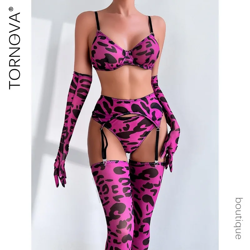 Tornova Sexy Lingerie Suit for Women Leopard Print Sexy Bra Gloves Leg Socks Set Exotic Sexy Garters Women's Underwear Suit New
Tornova Sexy Lingerie Suit for Women Leopard Print Sexy Bra Gloves Leg Socks Set Exotic Sexy Garters Women's Underwear Suit New
