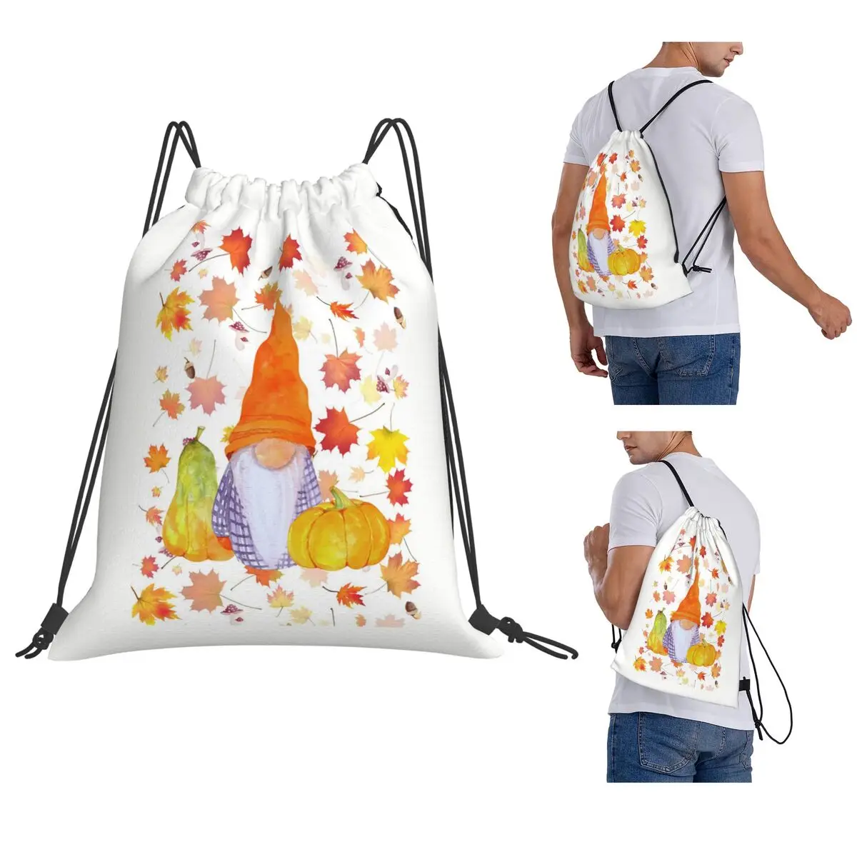 Happy Harvest Backpacks Portable Drawstring Bundle Pocket Sports Bag Book Bags for Travel School
Happy Harvest Backpacks Portable Drawstring Bundle Pocket Sports Bag Book Bags for Travel School