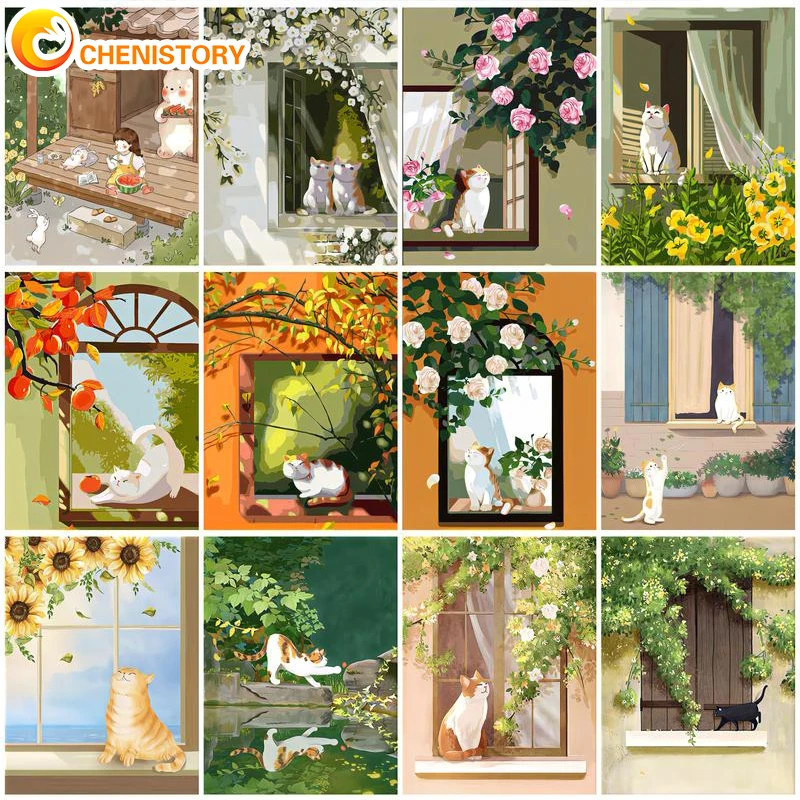 CHENISTORY DIY Painting By Numbers With Frame For Adults Kit Acrylic Paints For Painting Animal Cat Unique Gift For Home Wall De
CHENISTORY DIY Painting By Numbers With Frame For Adults Kit Acrylic Paints For Painting Animal Cat Unique Gift For Home Wall De