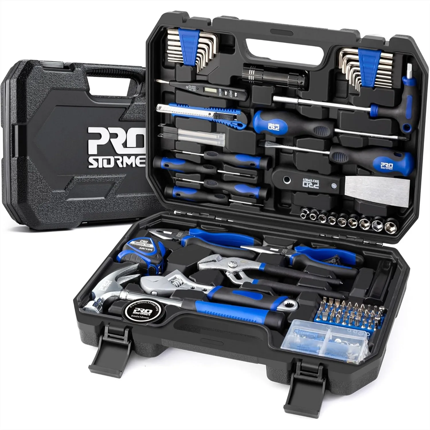 229-Piece Hand Tool Set – Portable Tool Box for Home Maintenance, DIY Projects & Daily Repairs
229-Piece Hand Tool Set – Portable Tool Box for Home Maintenance, DIY Projects & Daily Repairs