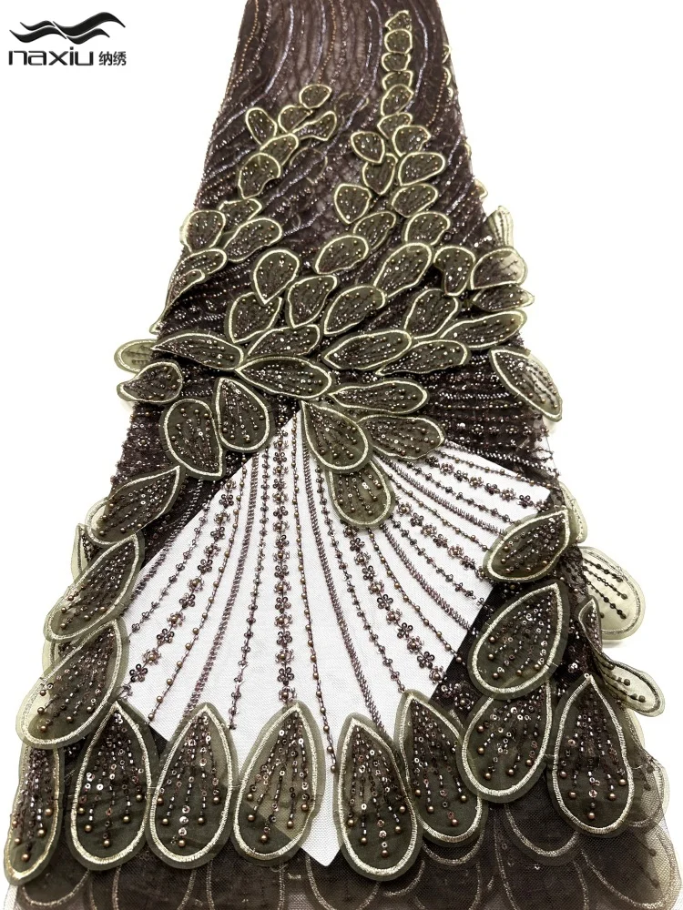 Madison Luxury African Beaded Lace Fabric 2026 High-Quality 3d Mesh Embroidered with French Sequins Lace for Party Dress
Madison Luxury African Beaded Lace Fabric 2026 High-Quality 3d Mesh Embroidered with French Sequins Lace for Party Dress