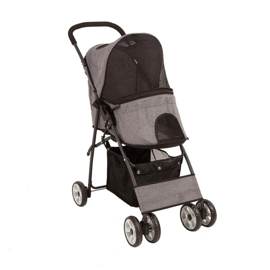 Puppy Pet Four Wheels Dog Jogger Cat Stroller Trolley One-Click Folding Travel Pet Carrier Trolley Foldable Travel Carriage Cat
Puppy Pet Four Wheels Dog Jogger Cat Stroller Trolley One-Click Folding Travel Pet Carrier Trolley Foldable Travel Carriage Cat