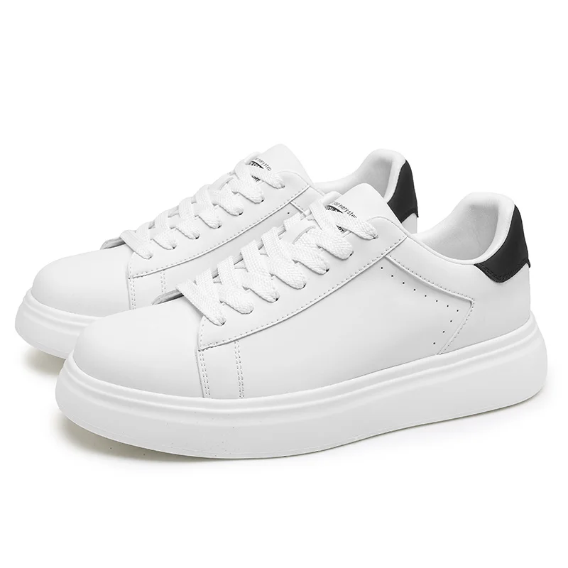 2026Autumn New Shoes for Men Cow Leather Casual Shoes Fashion White Flat Skateboard Shoes Youth Lace-up Sneaker
2026Autumn New Shoes for Men Cow Leather Casual Shoes Fashion White Flat Skateboard Shoes Youth Lace-up Sneaker