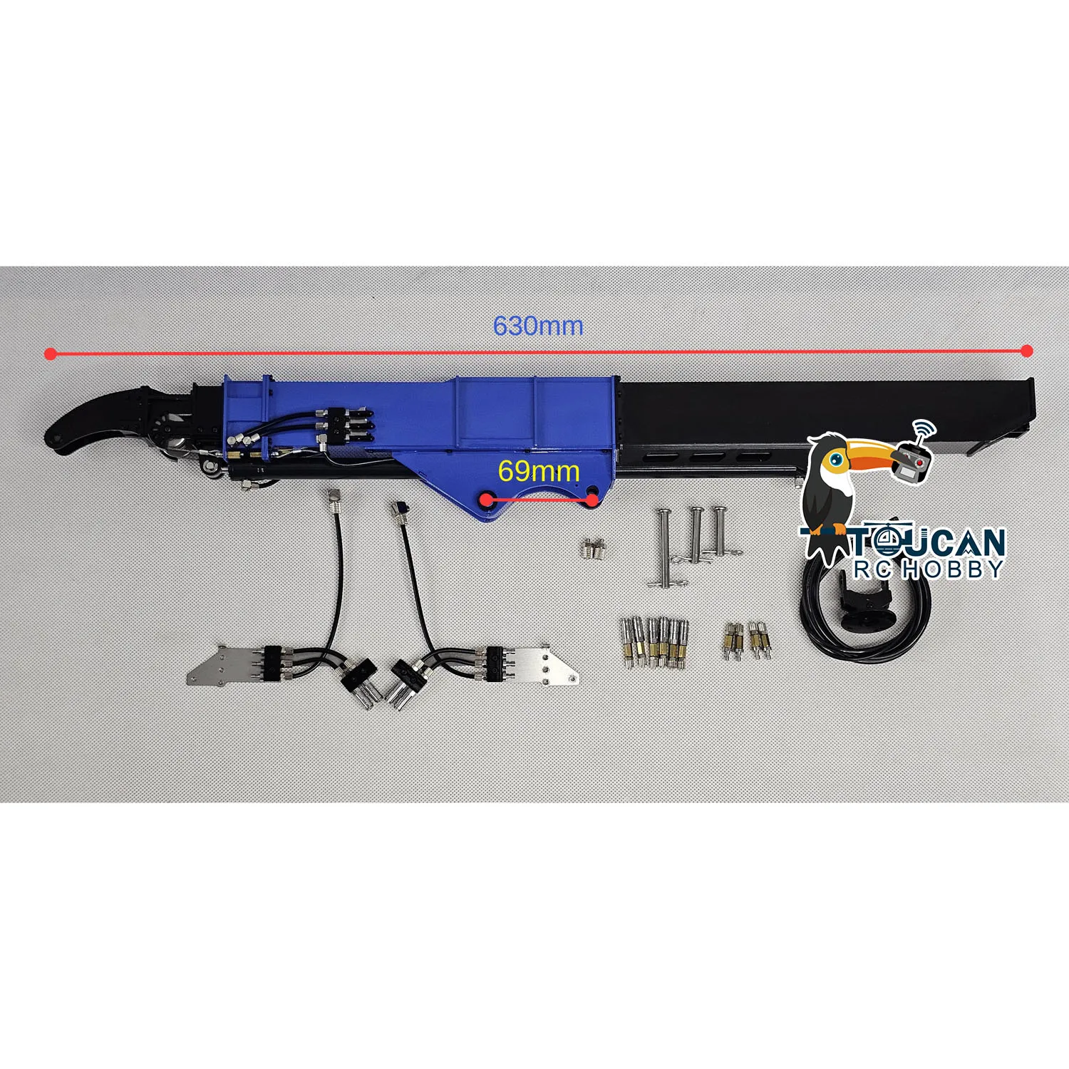 Metal Hydraulic Telescopic Arm Boom Model for 1/14 RC Excavator MTM 946 EC380 Digger Upgraded Painted Part Toy TH22922
Metal Hydraulic Telescopic Arm Boom Model for 1/14 RC Excavator MTM 946 EC380 Digger Upgraded Painted Part Toy TH22922
