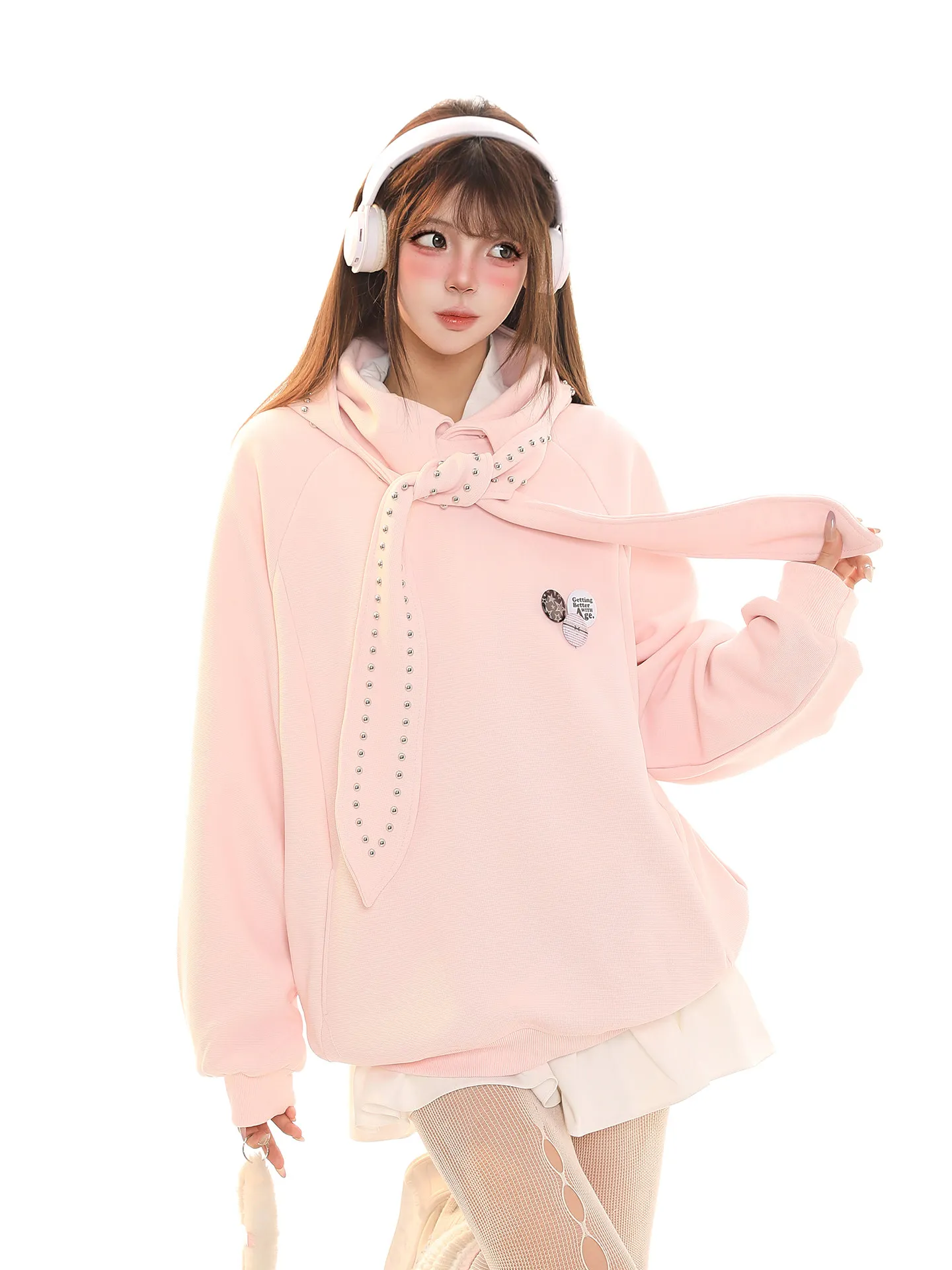 Милая женская толстовка с капюшоном для весны, в стиле колледж, свободного кроя, повседневная, очень красивая, с длинными рукавами, на молнии, с воротником-стойкой
Милая женская толстовка с капюшоном для весны, в стиле колледж, свободного кроя, повседневная, очень красивая, с длинными рукавами, на молнии, с воротником-стойкой