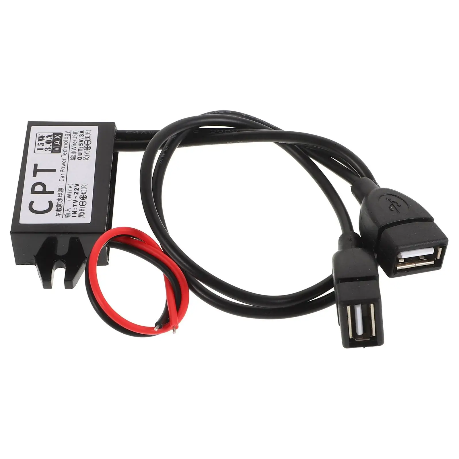 Power Converter 12V to 5V 3A Dual USB Car Electronics Adapter Voltage Regulator Module Transverter Dash Cam Navigator Charging
Power Converter 12V to 5V 3A Dual USB Car Electronics Adapter Voltage Regulator Module Transverter Dash Cam Navigator Charging