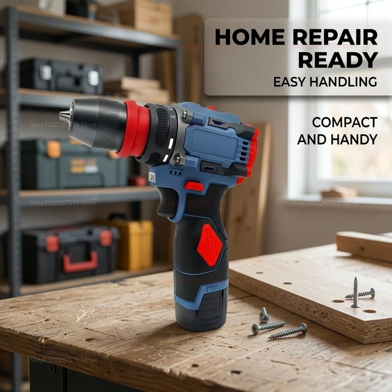 2 In 1 Electric Screwdriver Drill Brushless Motor Portable Power Tool for Home DIY Repairs Electronics and Furniture Assembly
2 In 1 Electric Screwdriver Drill Brushless Motor Portable Power Tool for Home DIY Repairs Electronics and Furniture Assembly