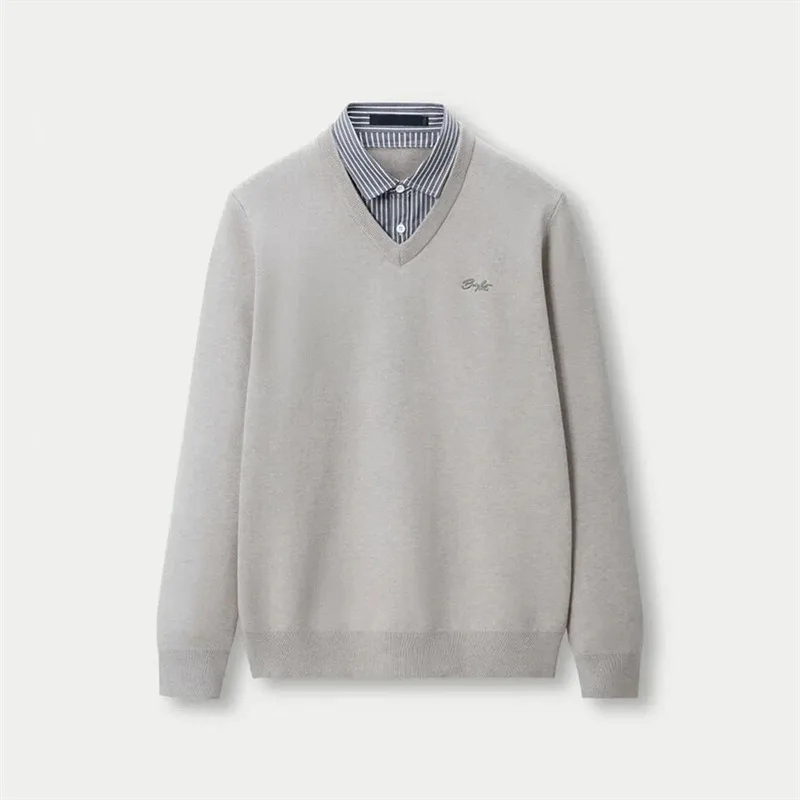 Men's Autumn Winter Knitted Sweater Double Collar Letter Print Casual Long Sve irt Sle Versatile Comfortable Knitwear
Men's Autumn Winter Knitted Sweater Double Collar Letter Print Casual Long Sve irt Sle Versatile Comfortable Knitwear