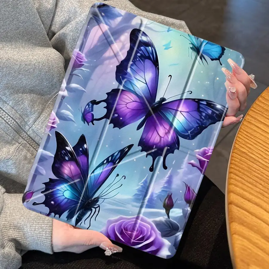 Tablet Case For iPad Pro 11th 10th 9th 8th 7th 12.9inch Air 4 5 M3 M2 1 2 M4 11inch Mini 6 7 Pro 2025 Holder Cover Blue-purple
Tablet Case For iPad Pro 11th 10th 9th 8th 7th 12.9inch Air 4 5 M3 M2 1 2 M4 11inch Mini 6 7 Pro 2025 Holder Cover Blue-purple