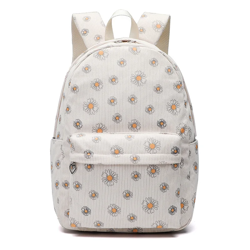 Girls Corduroy Floral Pattern Backpack Simple And Fresh Large Capacity Backpack For Junior High School Students Floral Backpack
Girls Corduroy Floral Pattern Backpack Simple And Fresh Large Capacity Backpack For Junior High School Students Floral Backpack