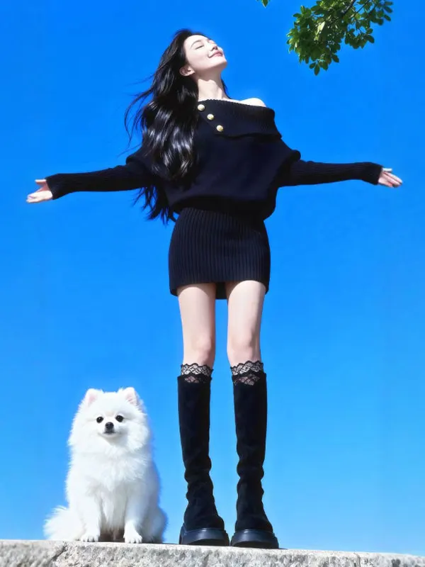 Корейская сексуальная трикотажная юбка с открытыми плечами, приталенная, с завышенной талией, зимняя, для города и работы...
Корейская сексуальная трикотажная юбка с открытыми плечами, приталенная, с завышенной талией, зимняя, для города и работы...