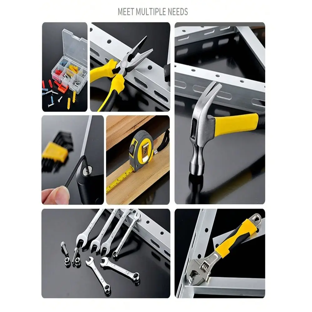 MultiFunctional Household Hardware Tool Set, Portable Reinforced Storage Box, Suitable For Electricians, Plumbers, Auto Repair