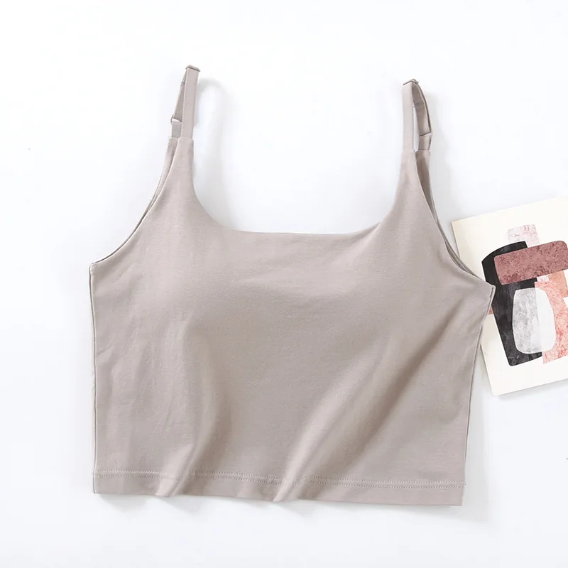 Beauty Back Suspender Vest Women's Bottoming Shirt Chest Pad Short Underwear One Piece Pajamas Tops Ladies Sleepwear T-Shirt
Beauty Back Suspender Vest Women's Bottoming Shirt Chest Pad Short Underwear One Piece Pajamas Tops Ladies Sleepwear T-Shirt