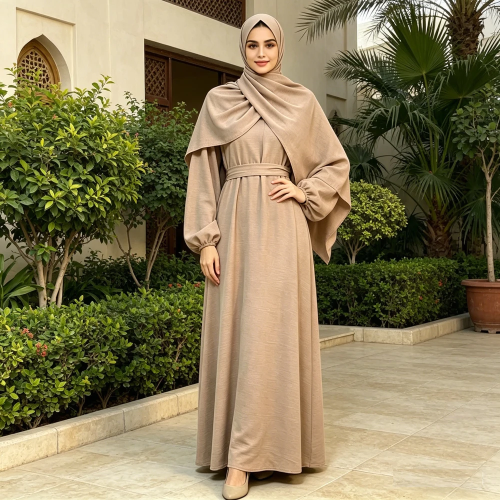 Eid Ramadan Dubai Women Muslim Long Dress Dubai Abaya Hijab Loose Robe Turkey Kaftan Jalabiya Casual Modest Clothing Vestidos
Eid Ramadan Dubai Women Muslim Long Dress Dubai Abaya Hijab Loose Robe Turkey Kaftan Jalabiya Casual Modest Clothing Vestidos