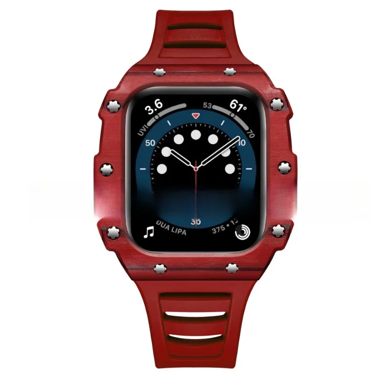 Applicable to Apple Watch, Carbon Fiber Case iWatch 6/7 Generation 40/41/44/45mm Strap Modified Case
Applicable to Apple Watch, Carbon Fiber Case iWatch 6/7 Generation 40/41/44/45mm Strap Modified Case