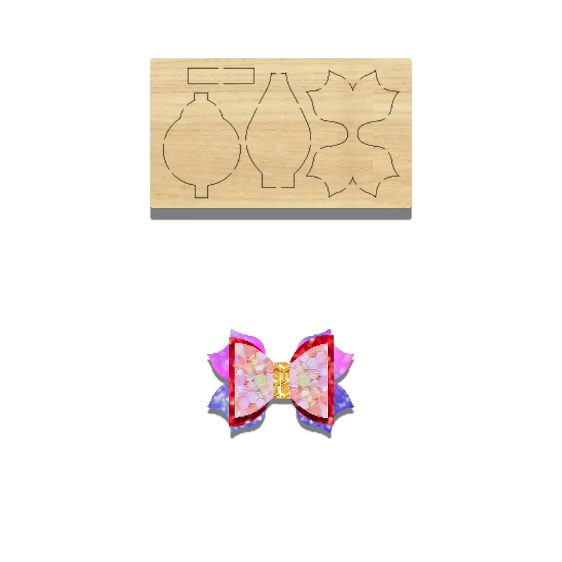 BD20 Wooden Cutting Die For Fashionable Bowknot Hairpin, Suitable For Most Machines
BD20 Wooden Cutting Die For Fashionable Bowknot Hairpin, Suitable For Most Machines