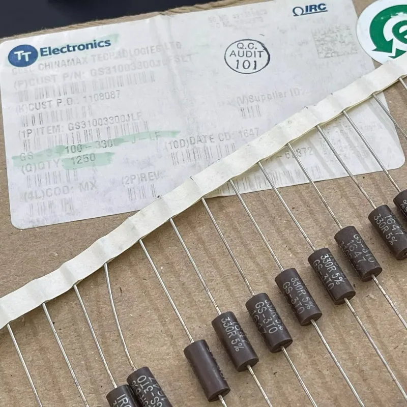 20PCS/UK original GS-3 3W 330R antique gallbladder machine carbon film non inductive resistor
20PCS/UK original GS-3 3W 330R antique gallbladder machine carbon film non inductive resistor