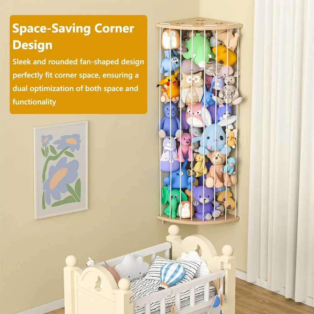 Length Adjustable Corner Stuffed Animal Storage Convenient Hanging Stuffed Animal Holder Space-saving Bedroom Wall Storage
Length Adjustable Corner Stuffed Animal Storage Convenient Hanging Stuffed Animal Holder Space-saving Bedroom Wall Storage
