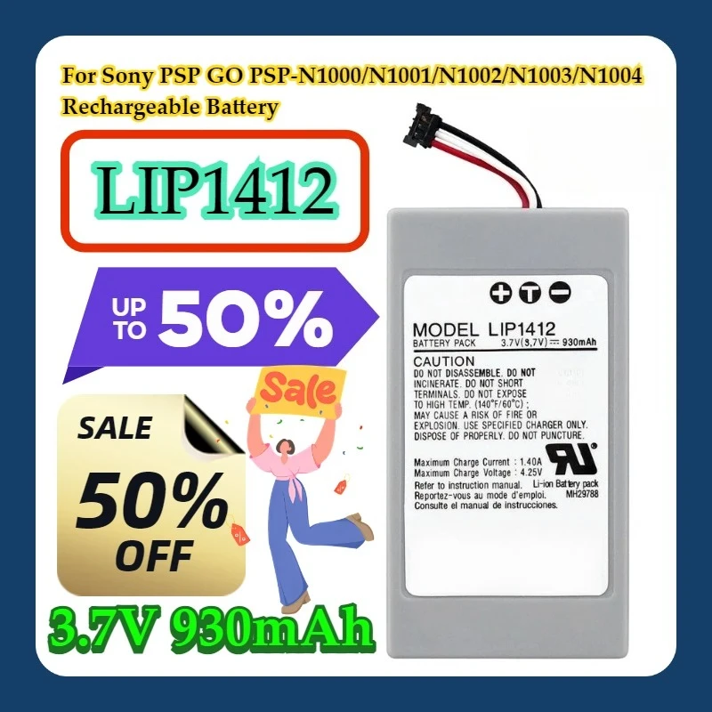 5pcs For Sony PSP GO PSP-N1000/N1001/N1002/N1003/N1004 3.7V 930mAh Rechargeable Battery
5pcs For Sony PSP GO PSP-N1000/N1001/N1002/N1003/N1004 3.7V 930mAh Rechargeable Battery