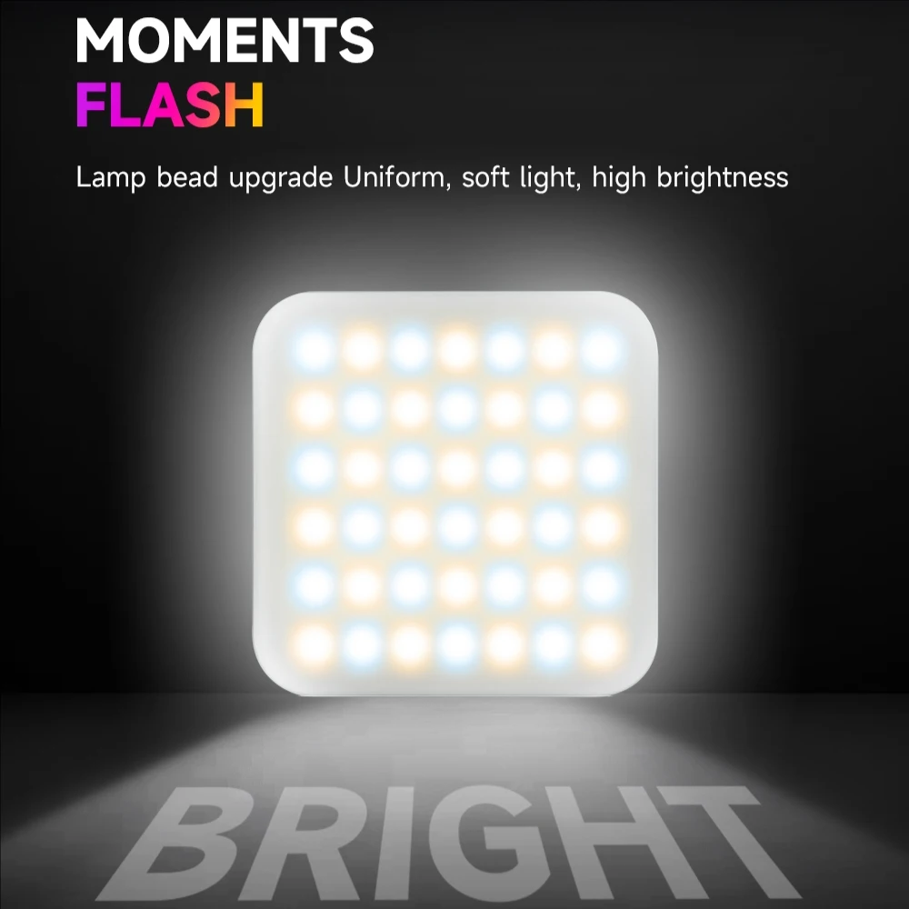 Mini RGB Pocket Fill Light Portable Photography LED Video Light for Mobile Phone Selfie Live for Camera Laptop RGB Lamp
Mini RGB Pocket Fill Light Portable Photography LED Video Light for Mobile Phone Selfie Live for Camera Laptop RGB Lamp