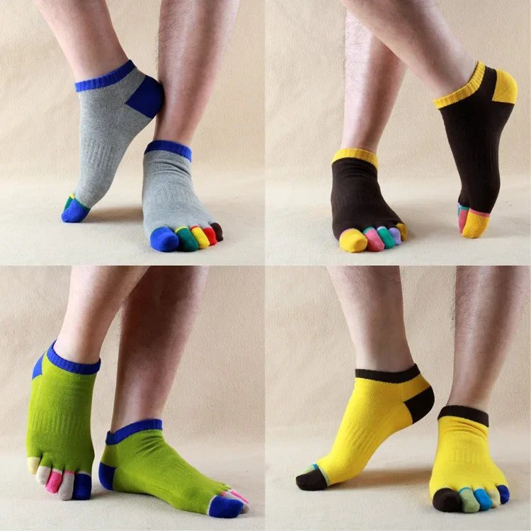 Летние впитывающие пот мужские короткие носки с пятью пальцами, хлопковые невидимые носки с пятью пальцами для мужчин, красочные
Летние впитывающие пот мужские короткие носки с пятью пальцами, хлопковые невидимые носки с пятью пальцами для мужчин, красочные