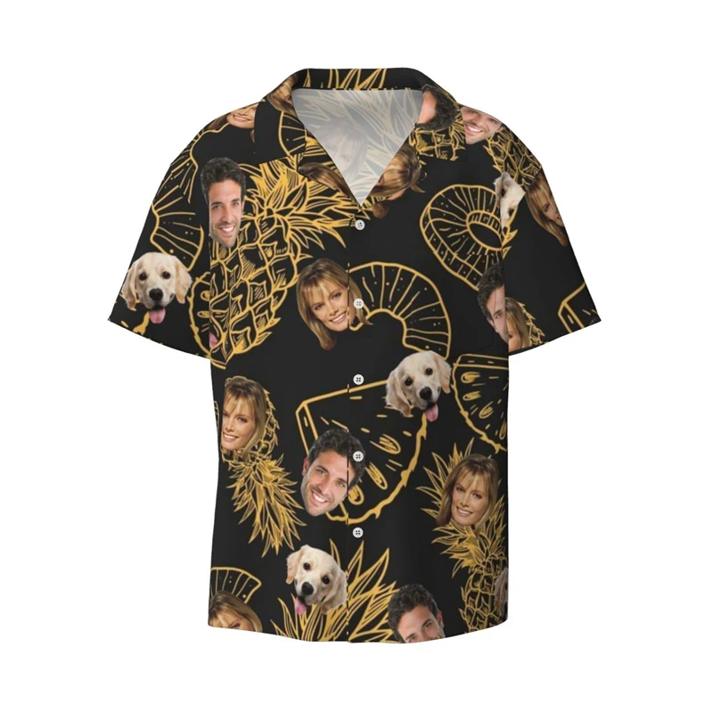 Funny Custom Face Pet Couple Hawaiian Shirt Summer Fashion Personalized 3D Printed Shirt Casual Oversized Unisex Family Blouses
Funny Custom Face Pet Couple Hawaiian Shirt Summer Fashion Personalized 3D Printed Shirt Casual Oversized Unisex Family Blouses